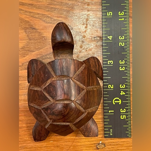Tortoise Turtle‎ Statue Carved Sculpture Wood Resin Decor Figurine - Picture 8 of 10